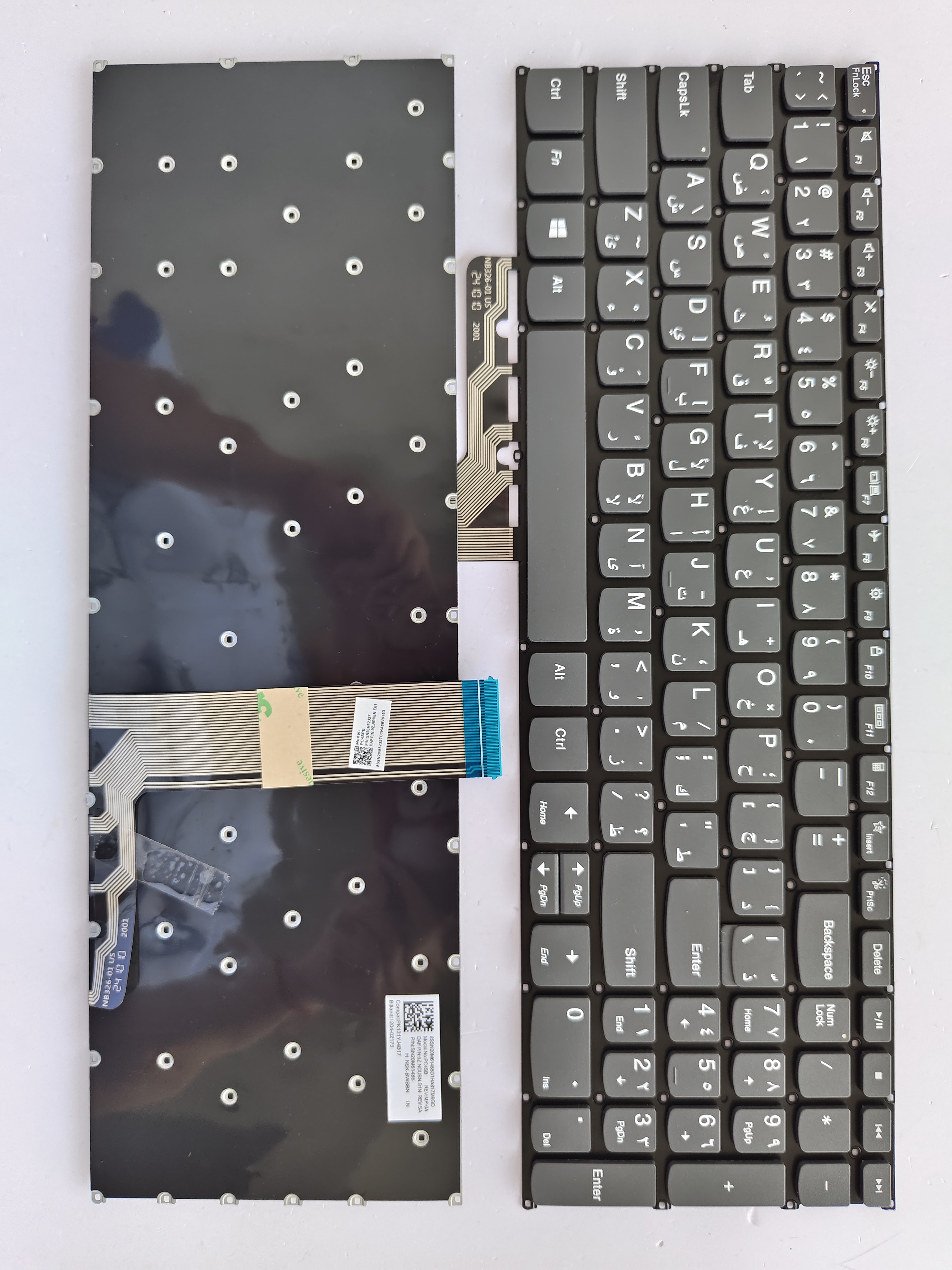 Picture of New Replacement Laptop Keyboard For LENOVO AIR 15 2020/S550-15/ideapad 5-15 Grey (OEM) AR Layout